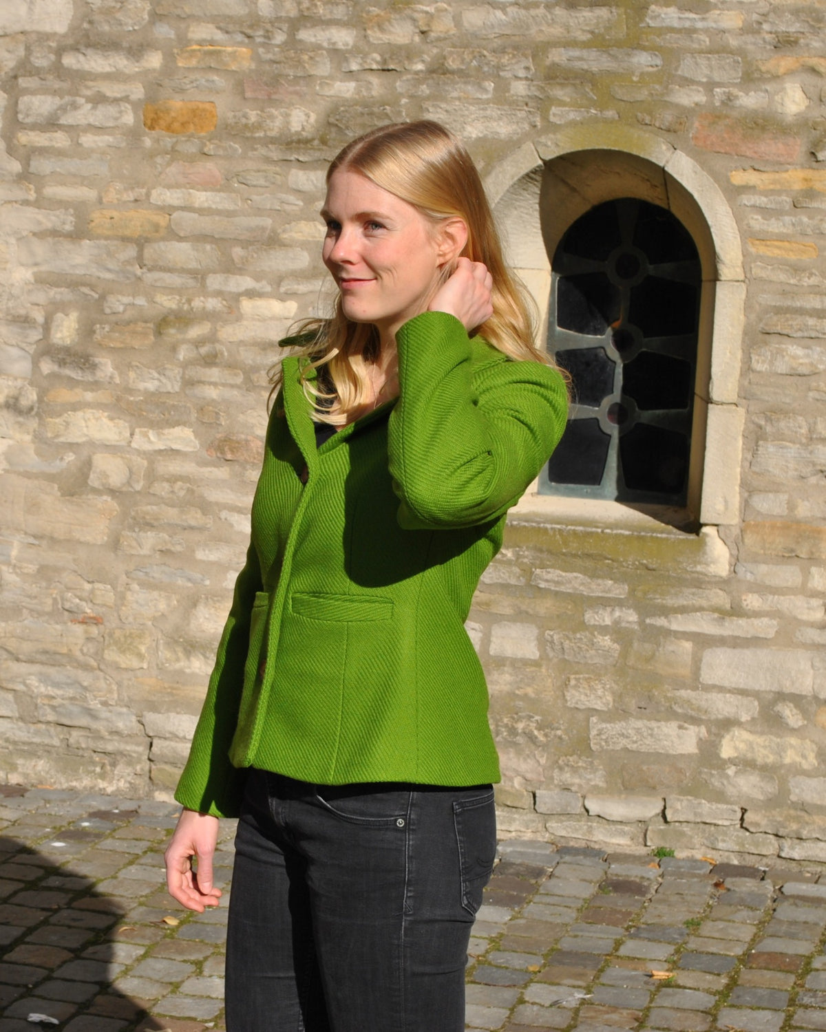 Blazer mit Reverskragen