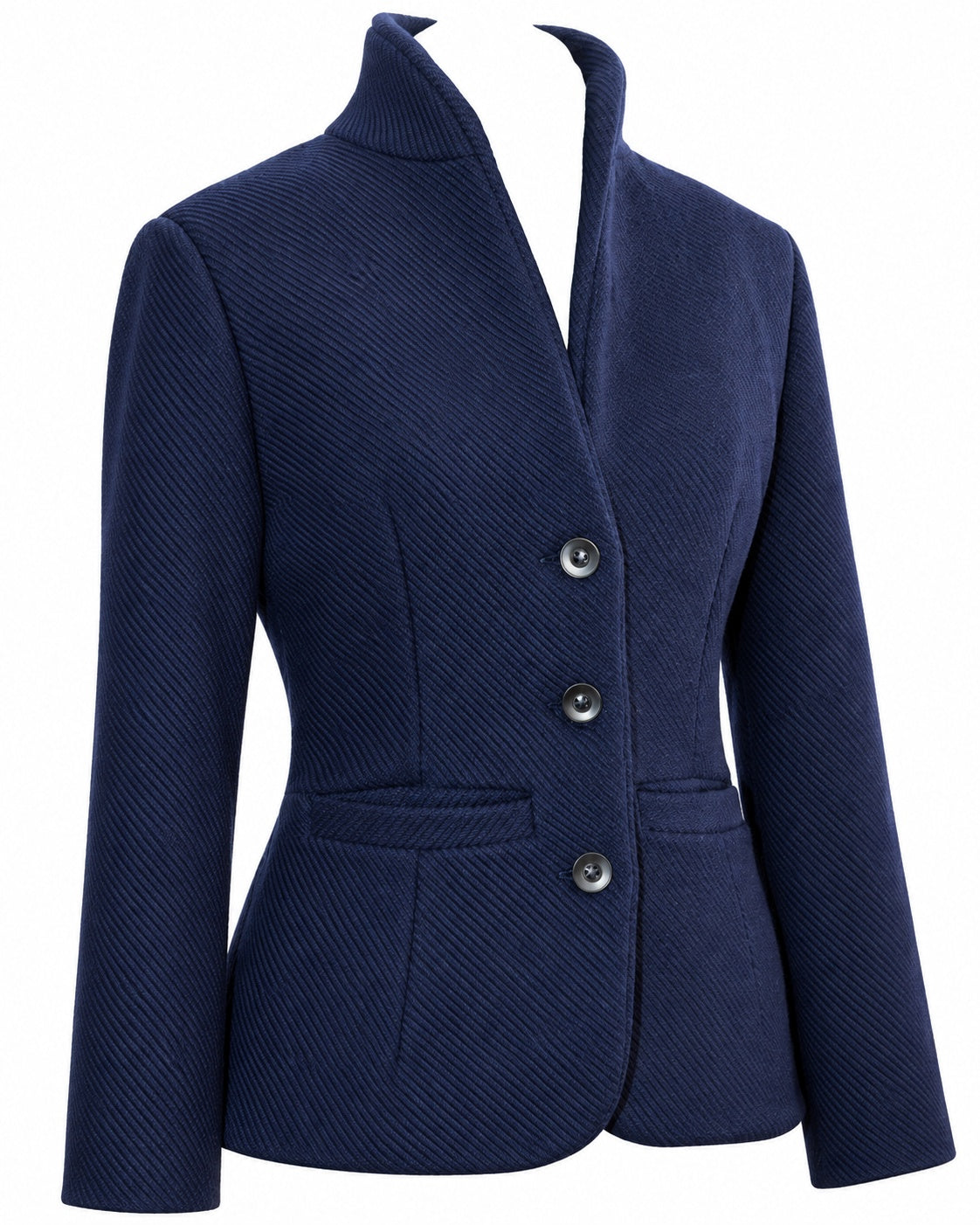 Blazer mit Schalkragen