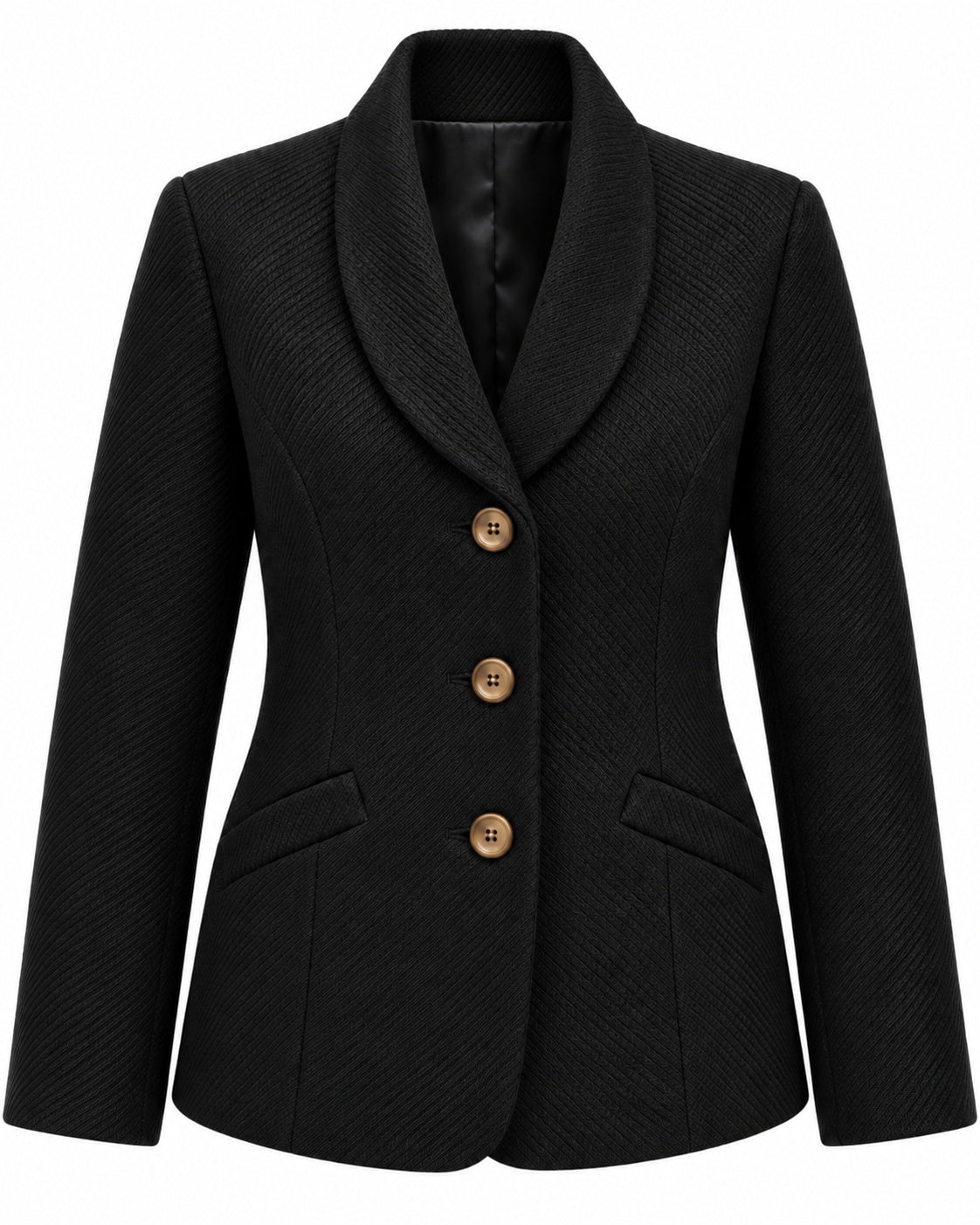 Blazer mit Schalkragen