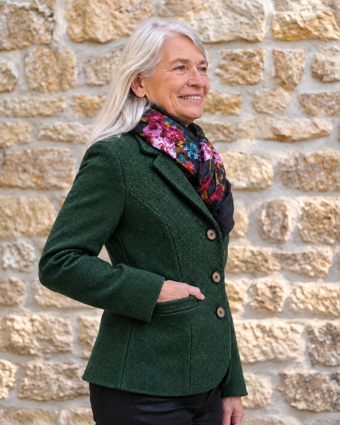 Blazer mit Reverskragen